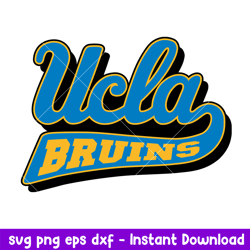 UCLA Bruins Logo Svg, UCLA Bruins Svg, NCAA Svg, Png Dxf Eps Digital File