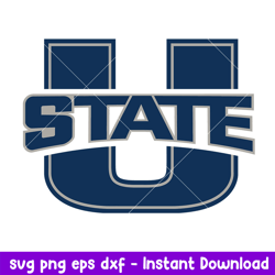 Utah State Aggies Logo Svg, Utah State Aggies Svg, NCAA Svg, Png Dxf Eps Digital File