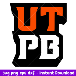UTPB Falcons Logo Svg, UTPB Falcons Svg, NCAA Svg, Png Dxf Eps Digital File