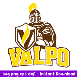 Valparaiso Crusaders Logo Svg, Valparaiso Crusaders Svg, NCAA Svg, Png Dxf Eps Digital File