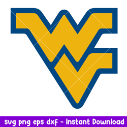 West Virginia Mountaineers Logo Svg, West Virginia Mountaineers Svg, NCAA Svg, Png Dxf Eps Digital File