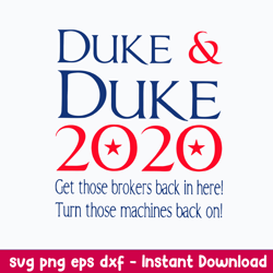 Duke And Duke 2020 Svg, Duke Quotes Svg, Png Dxf Eps File