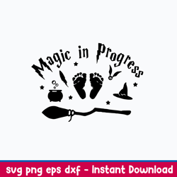 Magic In Progtess Svg, Harry Potter Svg, Png Dxf Eps File