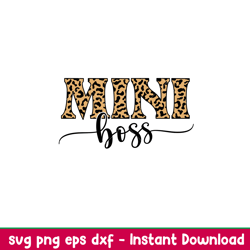 Mini Boss, Mini Boss Svg, Mothers day Svg, Mama and Me Svg, Momlife Svg, png,dxf,eps file