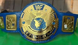 Big eagle championship belt 2mm brass blue leather, Replica 2MM Brass, World Havey weight Champion Ship, Gifts-For-Men,