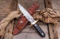"Stainlelsteel-Knife" Hunting-knife-with sheath"fixed-blade-Camping-knife, Bowie-knife, Handmade-Knives, Gifts-For-Men.