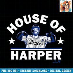 Bryce Harper House of Harper Philadelphia Baseball PNG Download