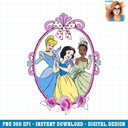 Disney Princess Snow White Cinderella and Tiana PNG Download PNG Download