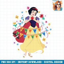 Disney Princess Snow White Happy Birthday PNG Download