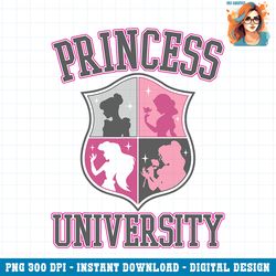 Disney Princess University College Text Logo Graphic PNG Download PNG Download