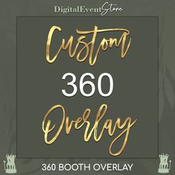 360 Custom Overlay Photobooth 360 Custom Template Videobooth