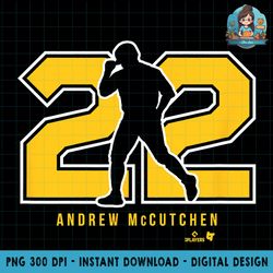 Andrew McCutchen 22 Pittsburgh Baseball PNG Download