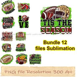 football sublimation bundle, instantdownload, files 350 dpi, football sublimation, fan football png, for shirt