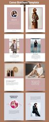 Creative Fashion Brochure, Fashion Lookbook template, Fashion Business Profile Templates