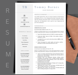 Craft your resume within minutes and save time, resume template word, with matching cover letter template