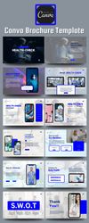 canva hospital branding template, 20page hospital annual report template, canva brochure template, free canva template