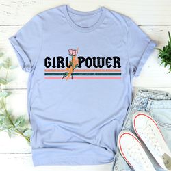 girl power rose tee