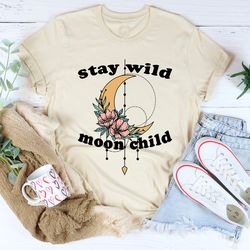 stay wild moon child boho tee
