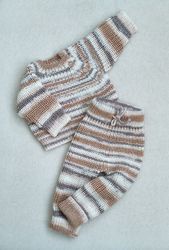 Baby kids knit Sweater and Pants - 2 Piece set