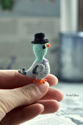 Crochet pigeonton pattern 2 inch (5 cm)
