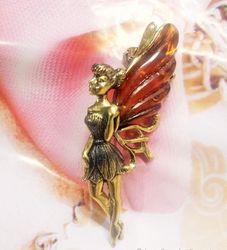 Cartoon Tinker Bell Fairy Brooch jewelry gift for her Christmas Cute gift for Girl daughter girlfriend brooch for women