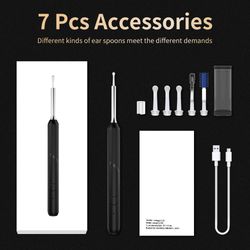wireless smart visual ear cleaner otoscope np20 ear wax removal tool with camera ear endoscope 1080p kit for iphone ipad