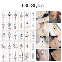 30pcs set Sexy Fake Tattoo for Woman Hands Arm Body Waterproof Temporary Tattoos, Waterproof Fake Tattoo,