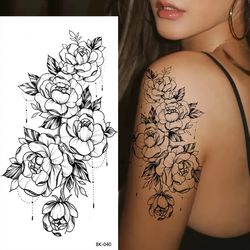 Women's DIY Temporary Tattoos,Women's Large Temporary Tattoos, Fashionable Fake Tattoo Sticker,