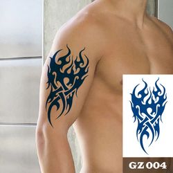 Semi-Permanent Waterproof Realistic Arrow Tattoo Design Sticker for Men, Realistic Arrow Symbol Tattoo,