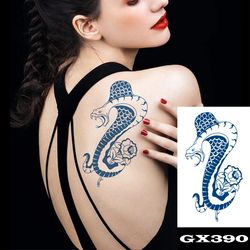 Semi-Permanent Waterproof Realistic Arrow Tattoo Design Sticker for Men,