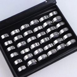 Trendy Punk Jewelry Stainless Steel Rings