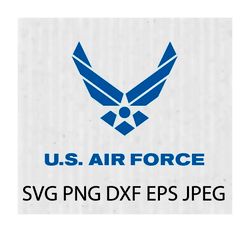 US Air Force SVG US Air Force PNG US Air Force digital US Air Force logo