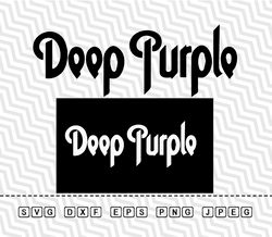 Deep Purple SVG Deep Purple PNG Deep Purple Digital Deep Purple Cricut Deep Purple ROCK MUSIC