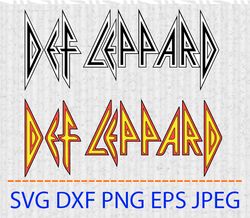 Def Leppard SVG Def Leppard PNG Def Leppard Digital Def Leppard Cricut Def Leppard ROCK MUSIC