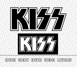 KISS SVG KISS PNG KISS Digital KISS Cricut KISS ROCK MUSIC