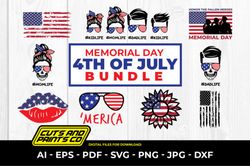 Memorial Day Svg, 4th of July Bundle Svg, 4th of July Svg, 4th of July logo Svg, Digital download