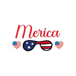 Merica Svg, 4th of July Svg, Happy 4th Of July Svg, Independence Day Svg, Instant download