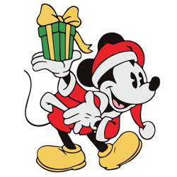 Mickey Mouse Santa Christmas SVG, Merry Christmas Svg, Winter svg, Santa SVG, Holiday Svg Cut File for Cricut
