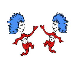 Thing 1 Thing 2 Dr Seuss Svg, Cat In The Hat SVG, Dr Seuss Hat SVG, Green Eggs And Ham Svg, Dr Seuss for Teachers Svg