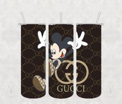 Mickey Gucci Tumbler PNG, Gucci Tumbler Png, Straight Tumbler Wrap, Skinny Tumbler 20oz Design Digital Download