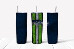 Seattle Seahawks Tumbler Wrap PNG, NFL Tumbler Png, Footbal Tumbler Wrap, Skinny Tumbler 20oz Design Digital Download