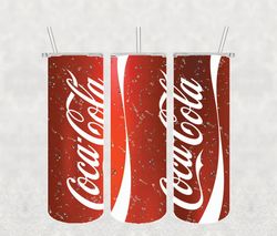 Coca Cola Tumbler Wrap PNG, Soda Drink Brands Tumbler Png, Tumbler Wrap, Skinny Tumbler 20oz Design Digital Download