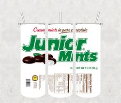 Junior Mints Tumbler Wrap PNG, Candy Tumbler Png, Tumbler Wrap, Skinny Tumbler 20oz Design Digital Download