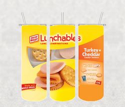 Lunchable Tumbler Wrap PNG, Candy Tumbler Png, Tumbler Wrap, Skinny Tumbler 20oz Design Digital Download