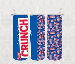 Nestle Crunch Tumbler Wrap PNG, Candy Tumbler Png, Tumbler Wrap, Skinny Tumbler 20oz Design Digital Download