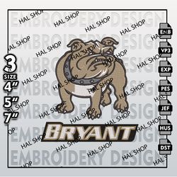NCAA Logo Embroidery Files, NCAA Bryant, Bryant Bulldogs Embroidery Designs,  Machine Embroidery Pattern