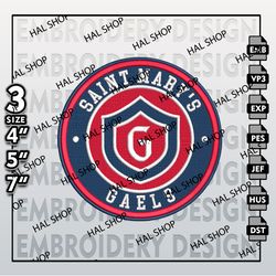 NCAA Saint Mary's Gaels Embroidery Designs, NCAA Logo Embroidery Files, Saint Mary's Gaels Machine Embroidery Design