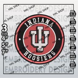 NCAA Indiana Hoosiers Embroidery Designs, NCAA Logo Embroidery Files, Indiana Hoosiers Machine Embroidery Design