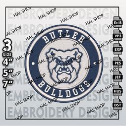 NCAA Butler Bulldogs Embroidery Designs, NCAA Logo Embroidery Files, Butler Bulldogs Machine Embroidery Designs