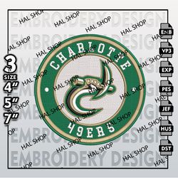 NCAA Charlotte 49ers Embroidery Designs, NCAA Charlotte 49ers Logo Embroidery Files, Machine Embroidery Designs